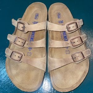 Florida Birkenstock in Tan Oiled Leather!